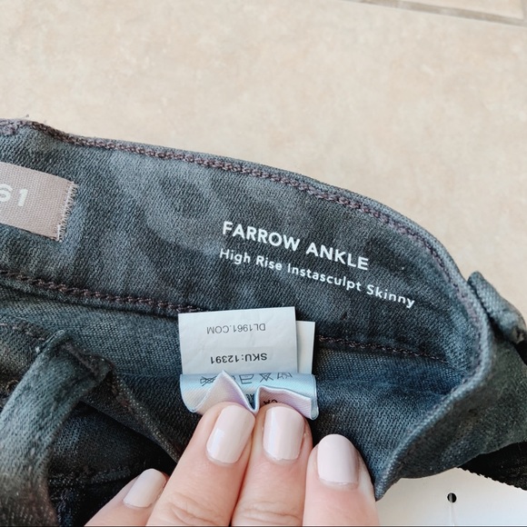 NWT DL1961 Farrow Ankle High Rise Skinny Jeans - Picture 6 of 13